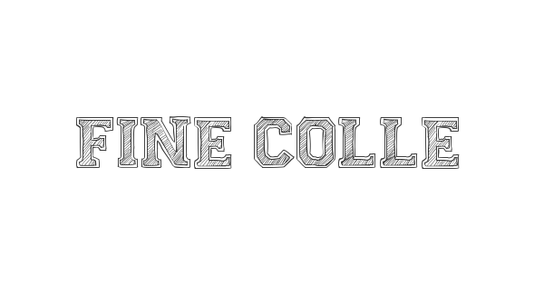 Fine College font thumbnail